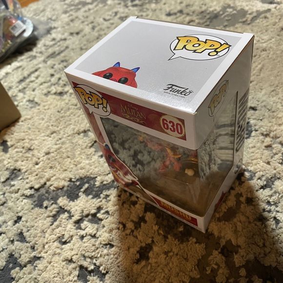 Funko Pop! Disney Mulan Mushu (Diamond Collection) Hot Topic Exclusive #630 - Picture 2 of 3